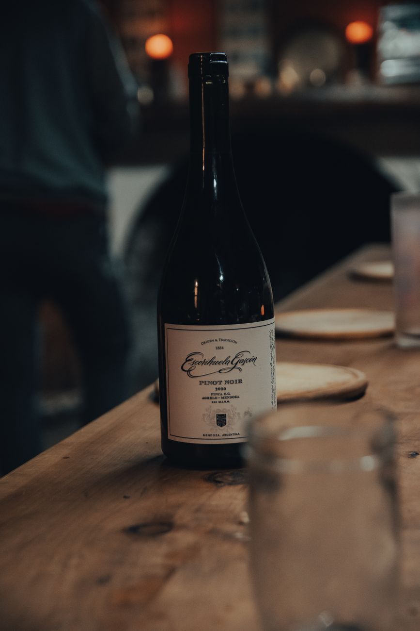 Private vineyard cellar table setting